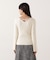 チャーム付きミニケーブルニット  25AW