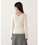チャーム付きミニケーブルニット  25AW