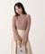 チャーム付きミニケーブルニット  25AW