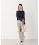 チャーム付きミニケーブルニット  25AW