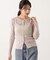 レイヤードキャミ付ニット 25AW