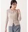 レイヤードキャミ付ニット 25AW
