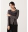 レイヤードキャミ付ニット 25AW