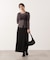 レイヤードキャミ付ニット 25AW