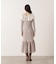 2wayオフショルニットワンピース 25AW