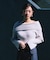 ランダムリブオフショルニット 25AW
