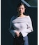 ランダムリブオフショルニット 25AW