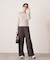 ランダムリブオフショルニット 25AW