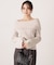 ランダムリブオフショルニット 25AW