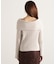 ランダムリブオフショルニット 25AW