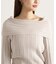 ランダムリブオフショルニット 25AW