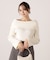 ランダムリブオフショルニット 25AW