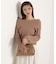 ランダムリブオフショルニット 25AW