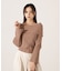 ランダムリブオフショルニット 25AW