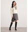 ミニシャギーオフショルニット 25AW