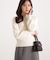 ミニシャギーオフショルニット 25AW