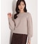 ミニシャギーオフショルニット 25AW