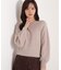 ミニシャギーオフショルニット 25AW