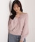 ミニシャギーオフショルニット 25AW