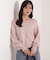 ミニシャギーオフショルニット 25AW