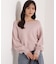 ミニシャギーオフショルニット 25AW