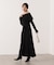 オフショルリブニットワンピース 25AW