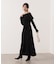 オフショルリブニットワンピース 25AW