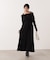 オフショルリブニットワンピース 25AW