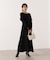 オフショルリブニットワンピース 25AW