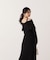 オフショルリブニットワンピース 25AW