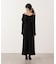 オフショルリブニットワンピース 25AW