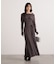 オフショルリブニットワンピース 25AW