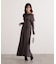 オフショルリブニットワンピース 25AW