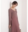 ニットドッキングレディーワンピース 25AW