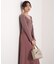 ニットドッキングレディーワンピース 25AW