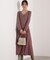 ニットドッキングレディーワンピース 25AW
