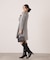 ウールブレンドラメ入りニットミニワンピース　25AW
