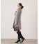ウールブレンドラメ入りニットミニワンピース　25AW