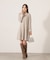 ウールブレンドラメ入りニットミニワンピース　25AW