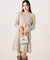 ウールブレンドラメ入りニットミニワンピース　25AW