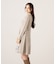 ウールブレンドラメ入りニットミニワンピース　25AW