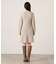 ウールブレンドラメ入りニットミニワンピース　25AW