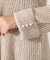 ウールブレンドラメ入りニットミニワンピース　25AW