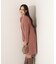 ウールブレンドラメ入りニットミニワンピース　25AW
