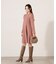 ウールブレンドラメ入りニットミニワンピース　25AW