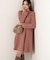 ウールブレンドラメ入りニットミニワンピース　25AW