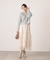 部分プリーツティアードスカート　25AW