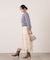 部分プリーツティアードスカート　25AW