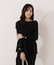 オフショルペプラムニットセット　25AW