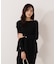 オフショルペプラムニットセット　25AW